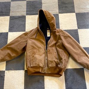 CARHARTT LOOSE FIT FIRM DUCK INSULATED FLANNEL-LINED ACTIVE jacket XL